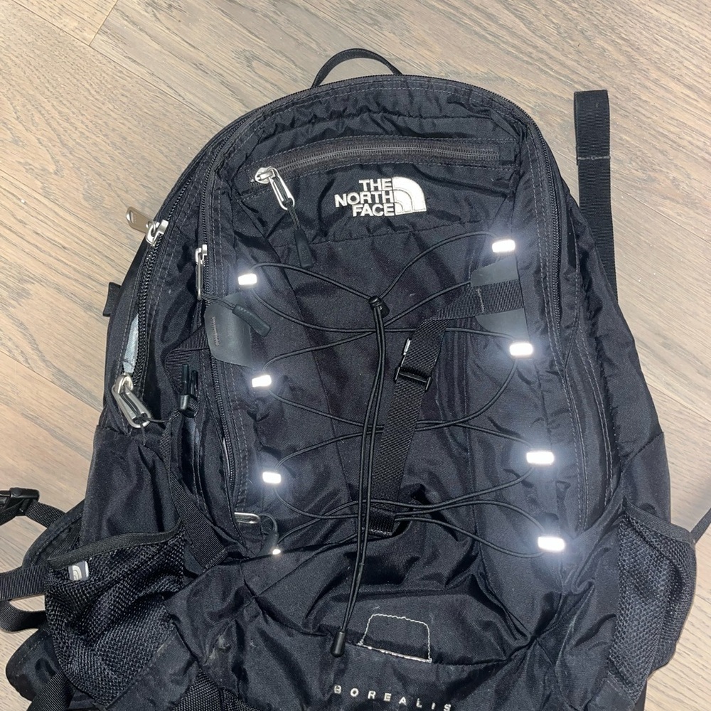 The North Face Black Reflective Backpack